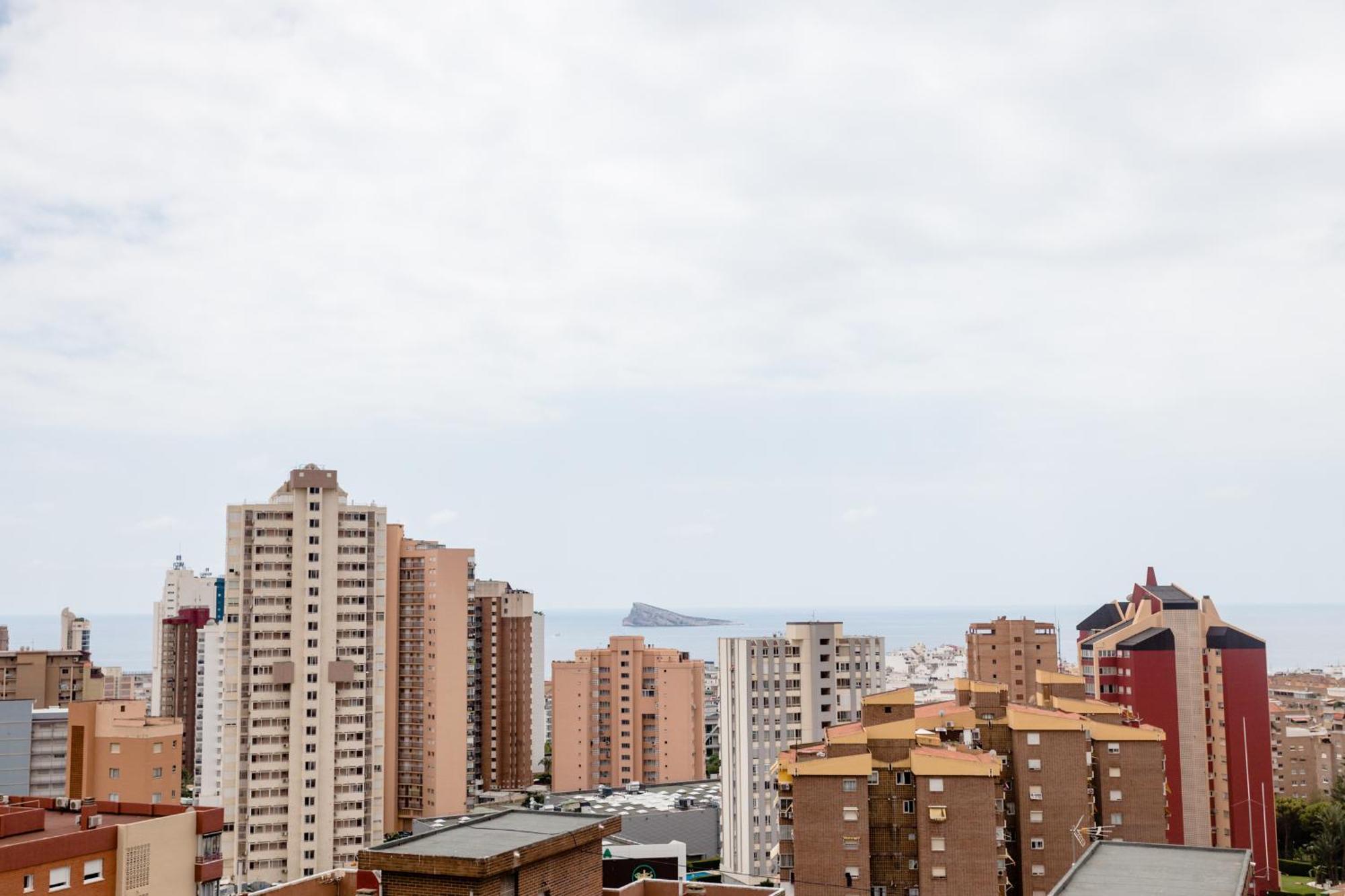 Great Panoramic View Studio Apartment Benidorm Extérieur photo